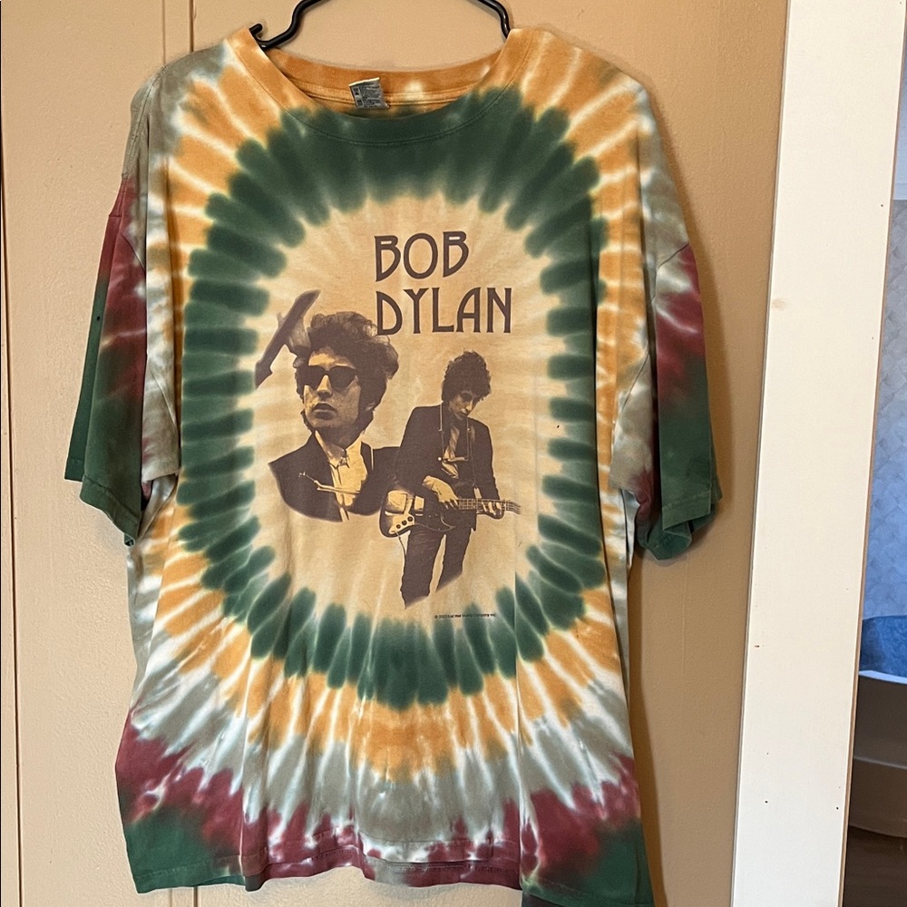 Bob Dylan Tie-Dye Graphic T-Shirt- Vintage